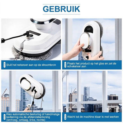 Ramenwasser Robot automatische glasreiniger