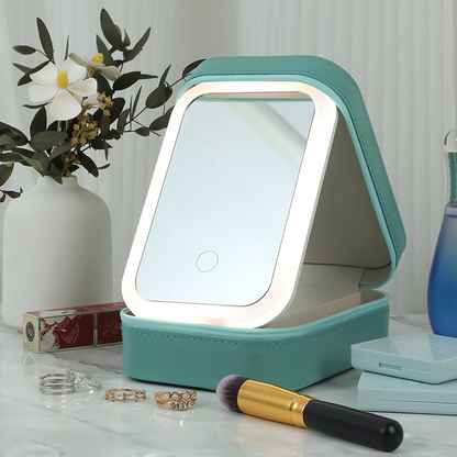 MirrorChic LED Make-Up Spiegel en Organizer