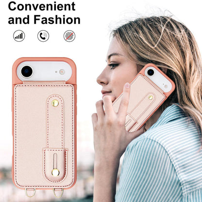 iPhone Air hoesje met pasjeshouder en draagkoord