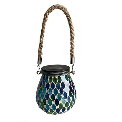 Lumio solar buitenlamp glas-in-lood