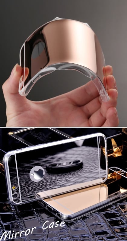 iPhone 7 Plus / 8 Plus TPU spiegel hoesje