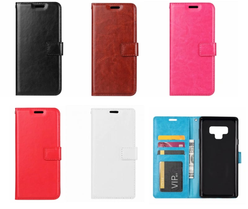 Galaxy Note 9 leren portemonnee hoesje