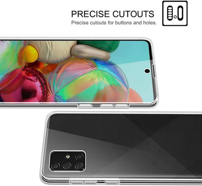 Galaxy A71 360° ultra clear hoesje