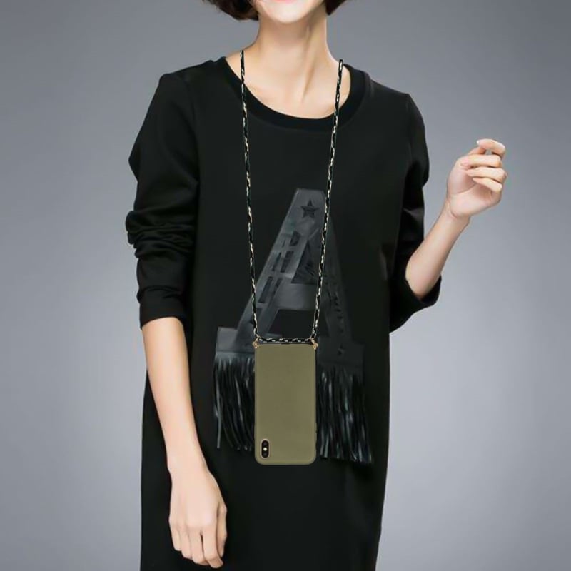 iPhone X / Xs Crossbody TPU Hoesje met Koord