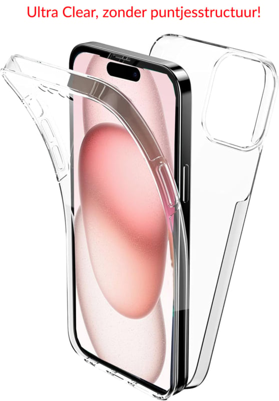 iPhone 15 Plus 360° Ultra Clear Hybrid hoesje