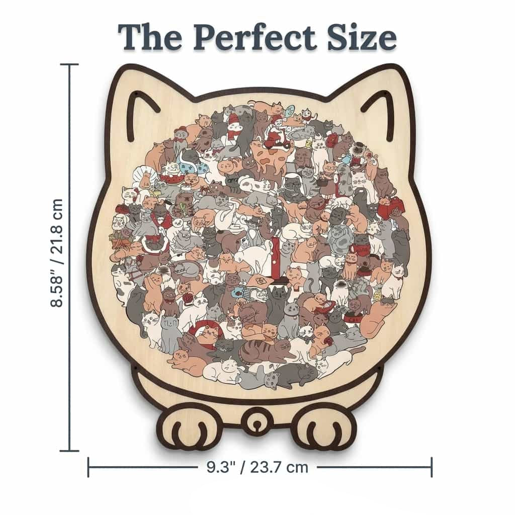 CatCraft houten kattenpuzzel