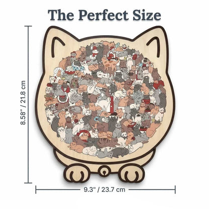 CatCraft houten kattenpuzzel