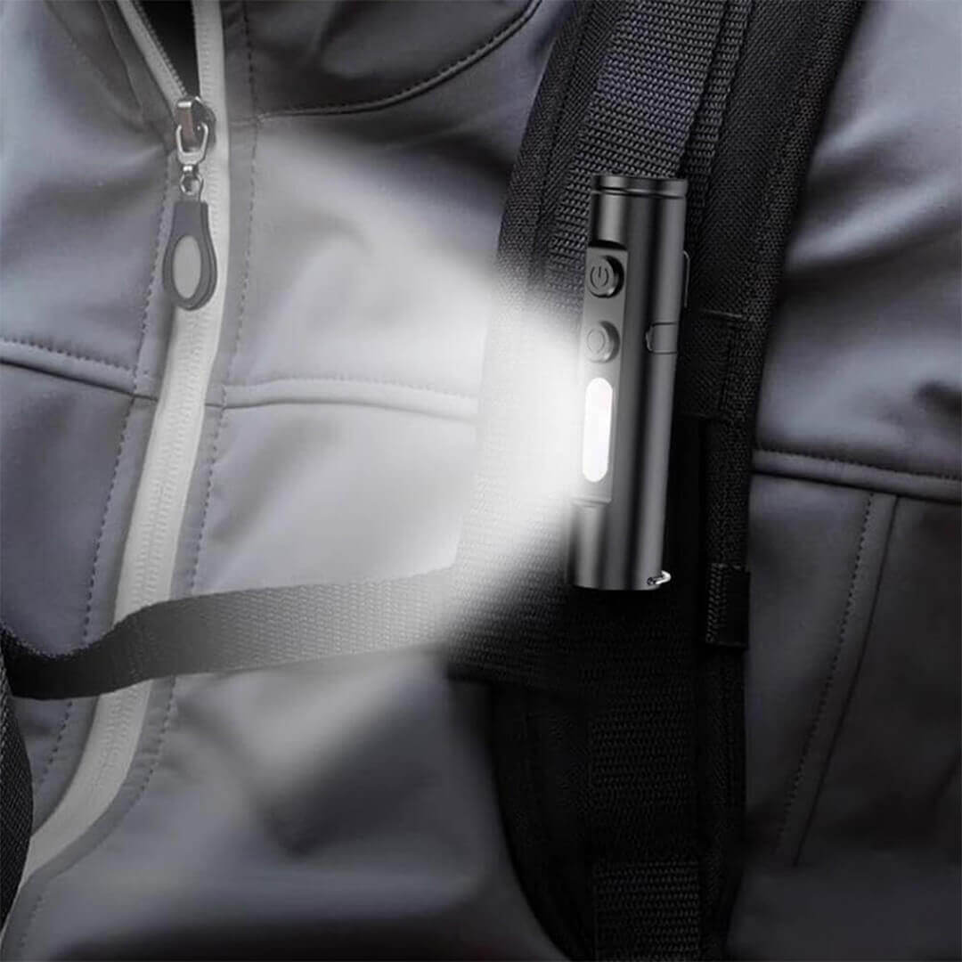 EdgeLite Mini oplaadbare sleutelhanger zaklamp