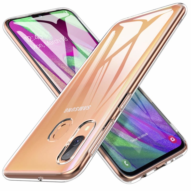 Galaxy A40 transparant TPU hoesje