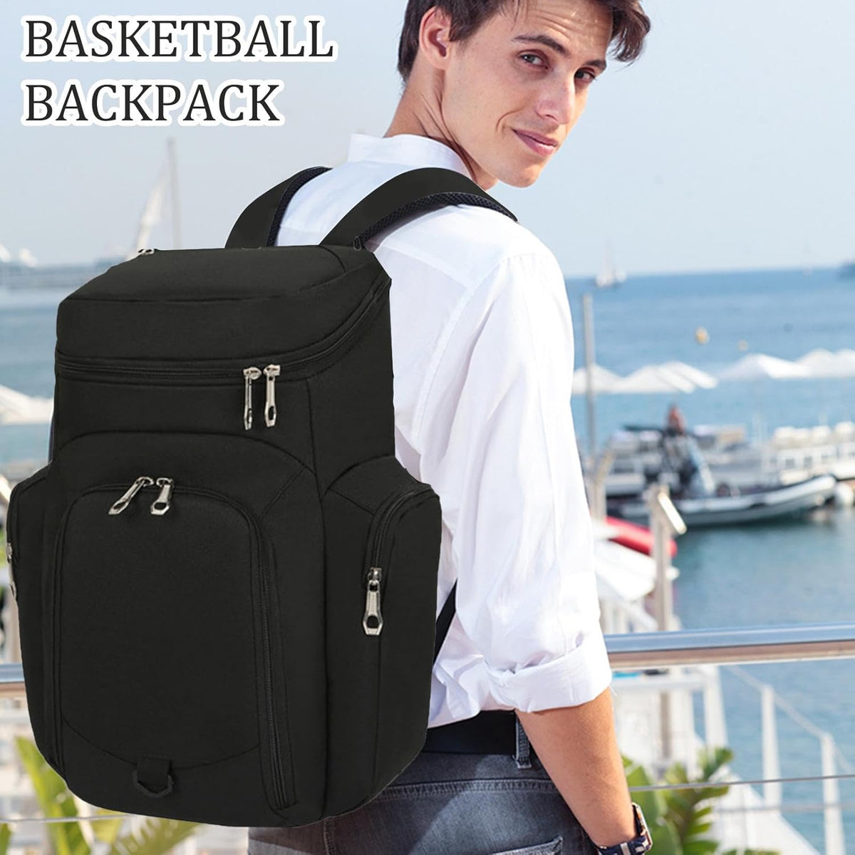 Sporttas Heren Basketbal Rugzak 30L