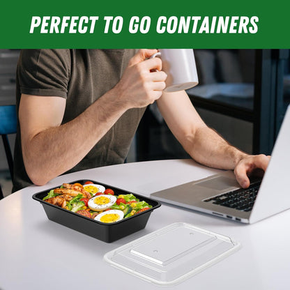 Herbruikbare maaltijd prep containers 50-pack
