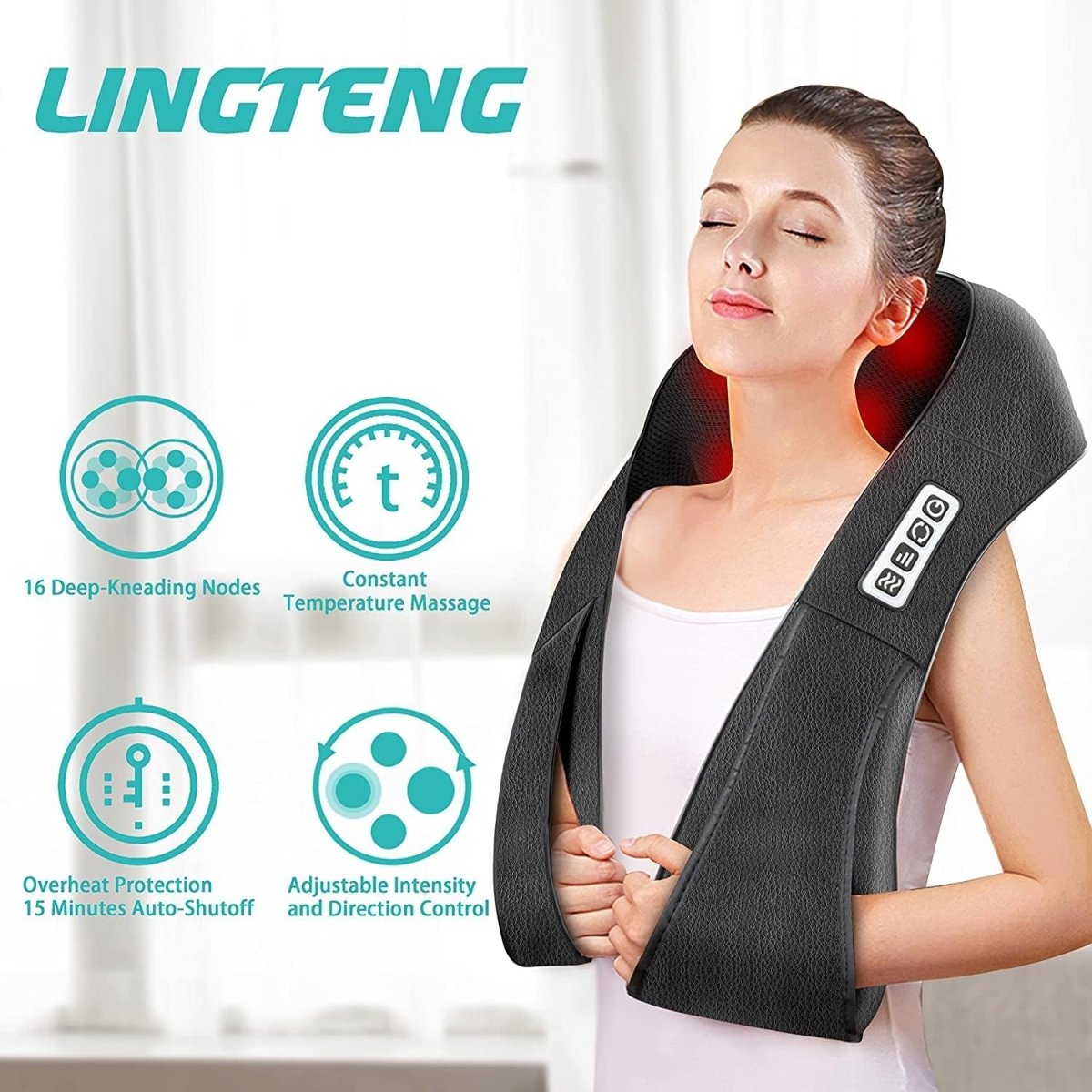 FlowRelief shiatsu massagekussen