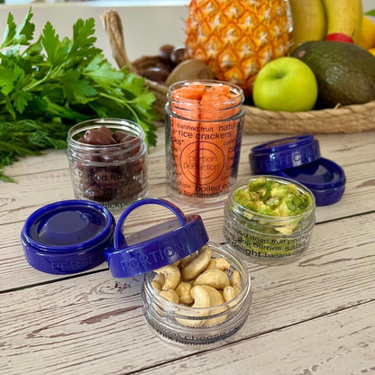 Stapelbare 100-Calorie portiecontrole containers