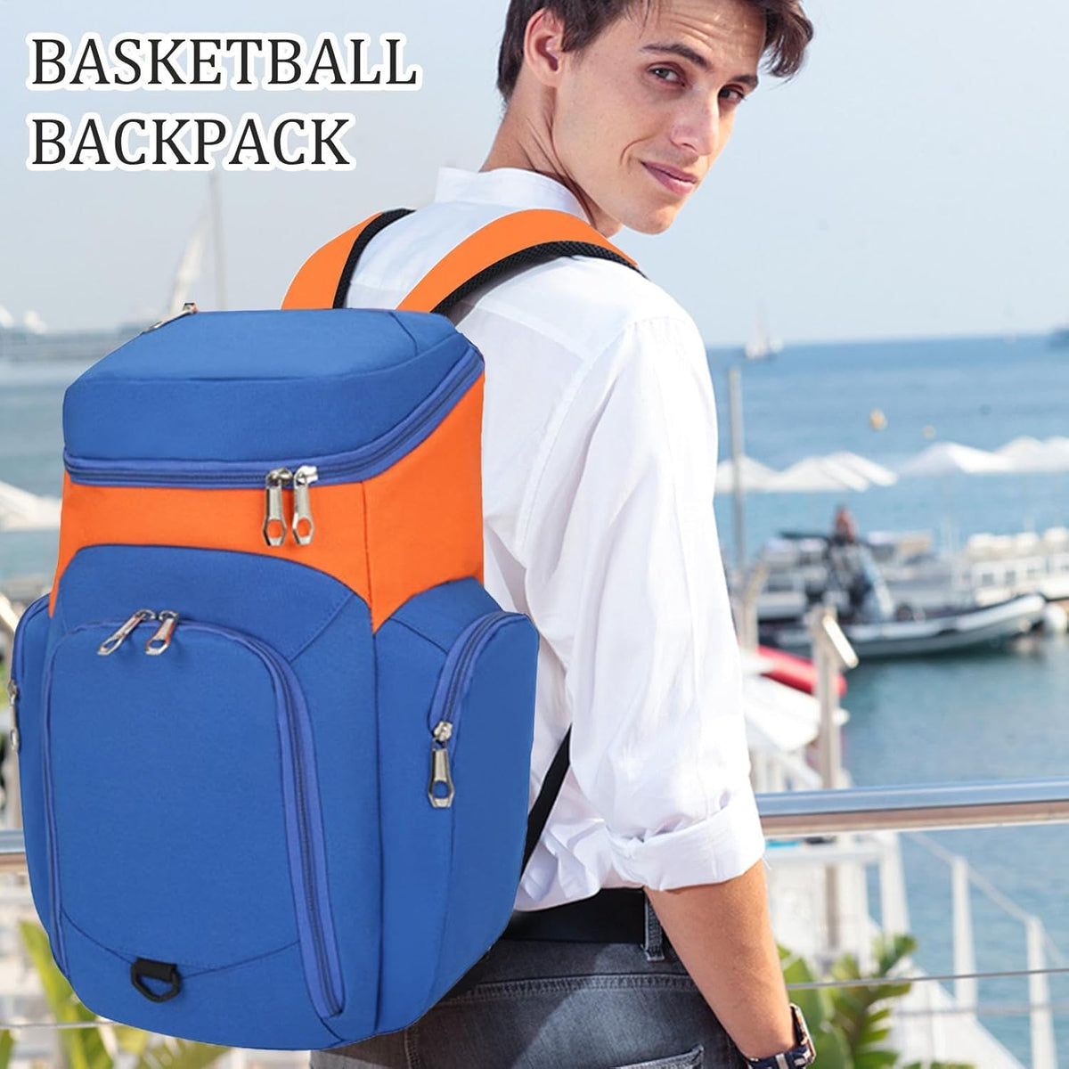 Sporttas Heren Basketbal Rugzak 30L