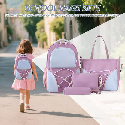 Schooltas studentenrugzak set