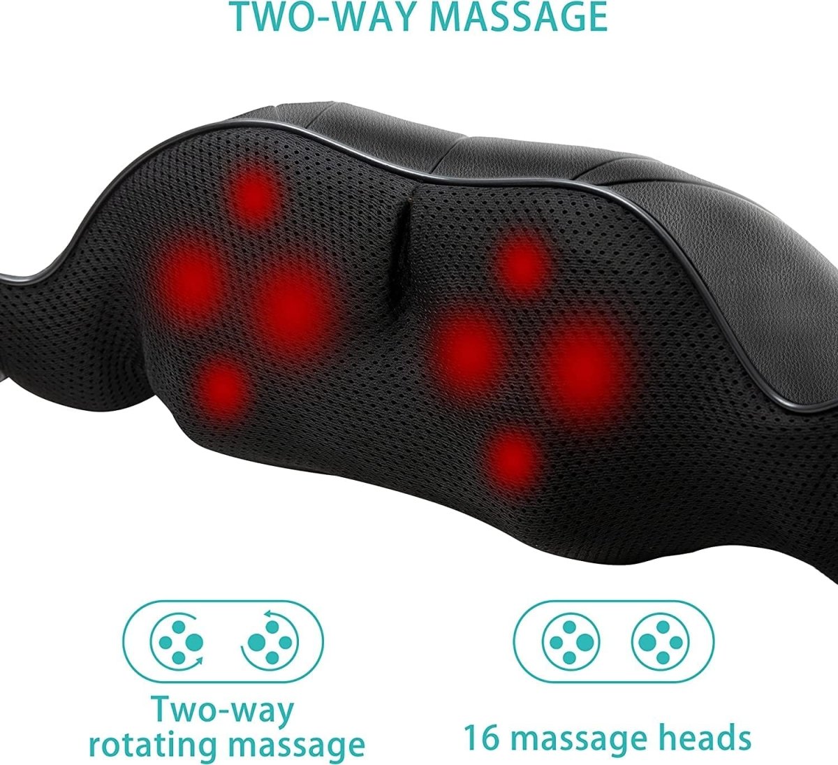 FlowRelief shiatsu massagekussen