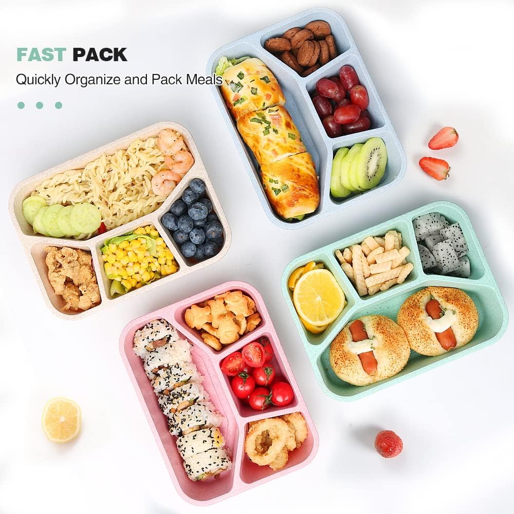 BentoBox Pro herbruikbare snackdoos 4-pack