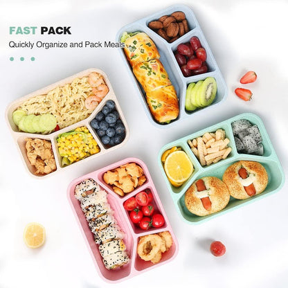 BentoBox Pro herbruikbare snackdoos 4-pack