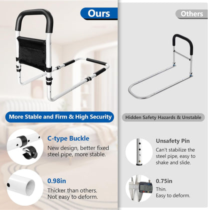 BedClip verstelbare bedsteun