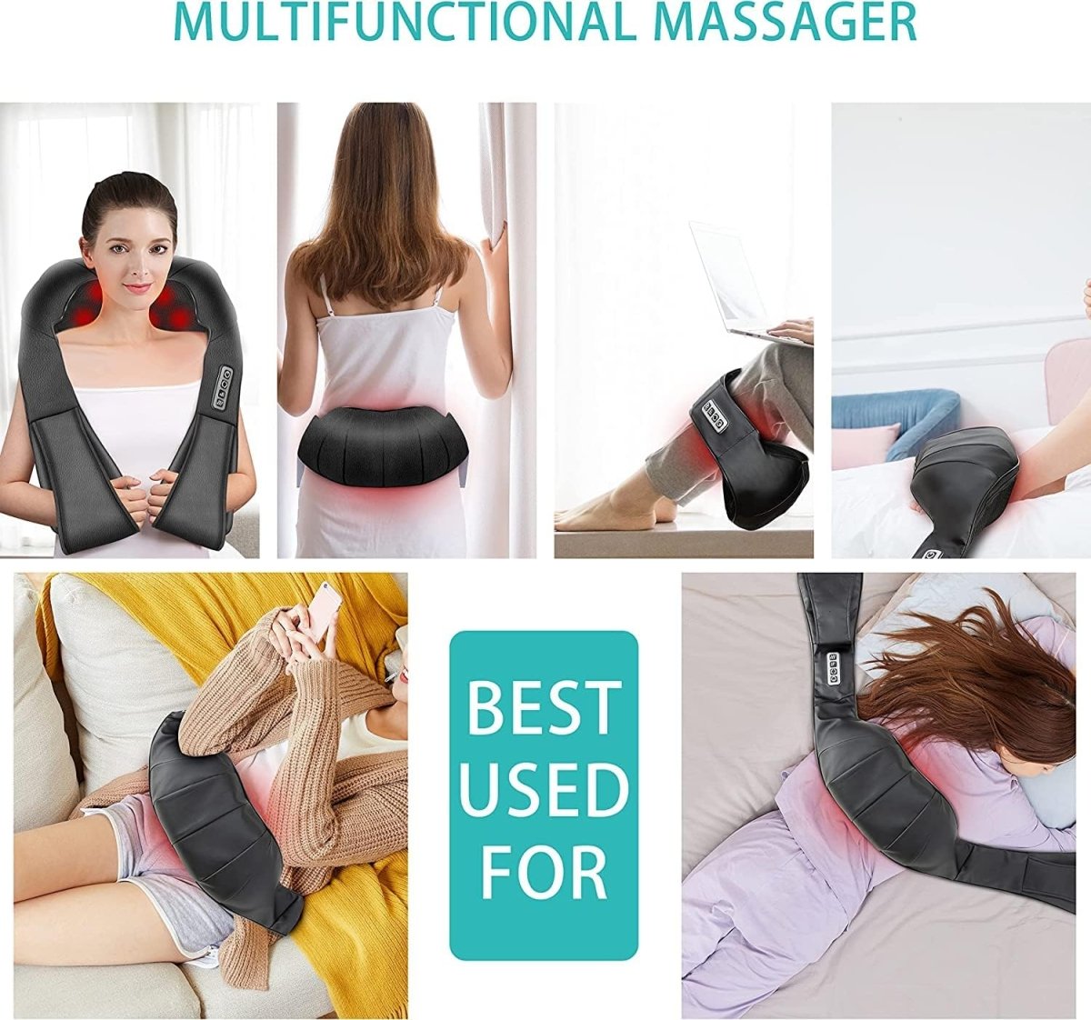 FlowRelief shiatsu massagekussen