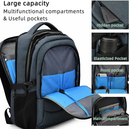 Waterdichte Reis Laptop Rugzak met USB-Poort