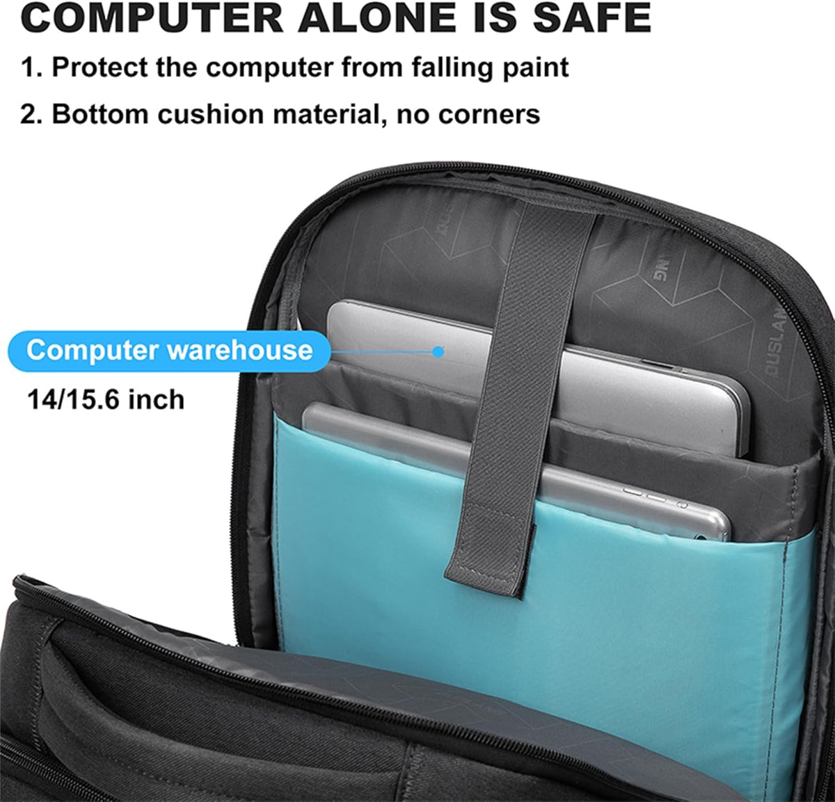 Waterafstotende laptop- en reisrugzak