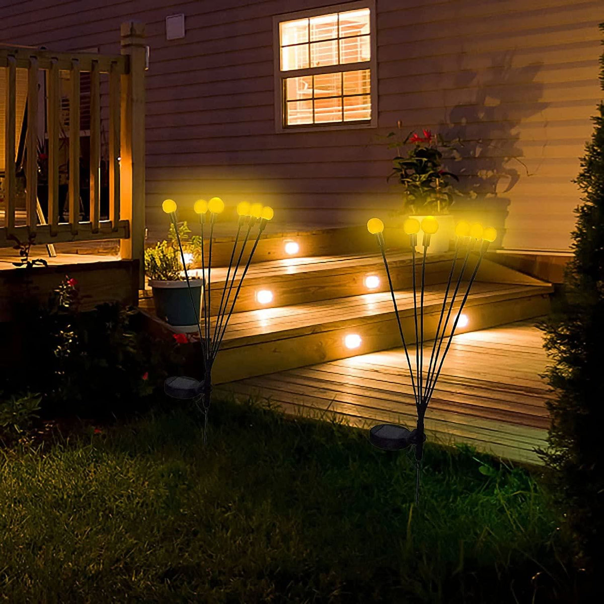 GardenLamp zonne-energie tuinverlichting met glimwormjeseffect