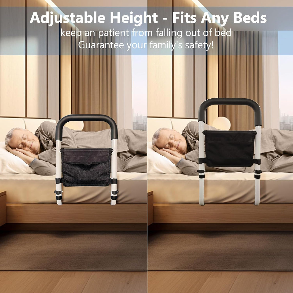 BedClip verstelbare bedsteun