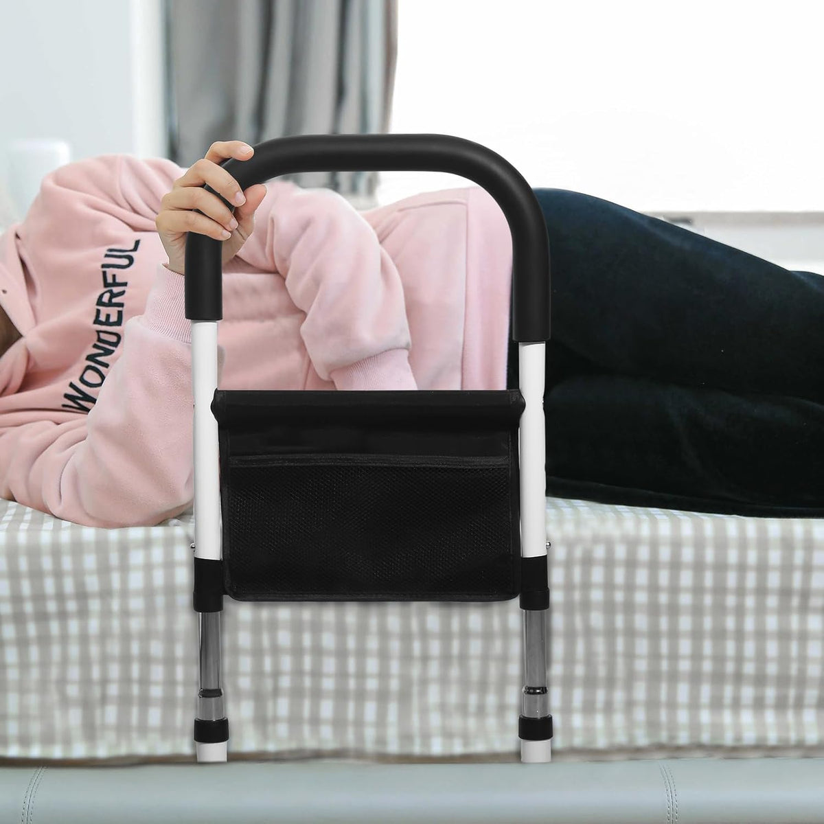BedClip verstelbare bedsteun