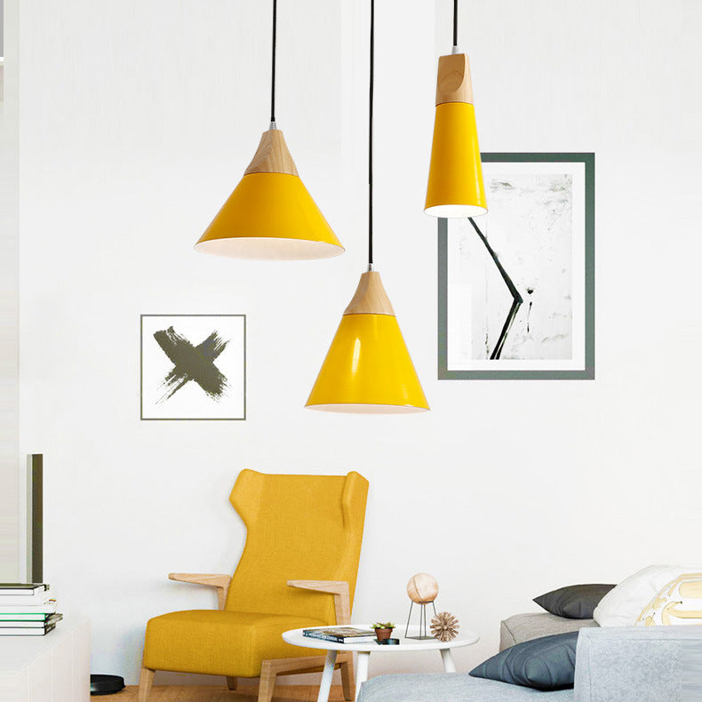 Navelle Scandinavische houten hanglamp
