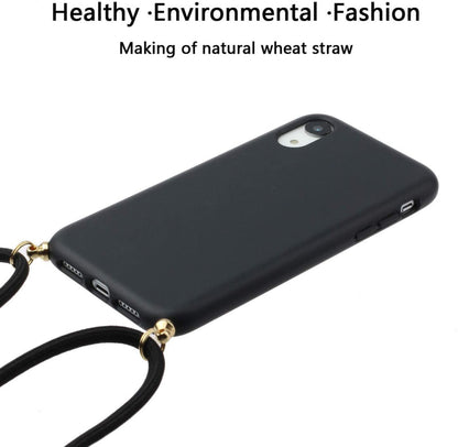 iPhone XR crossbody TPU hoesje met koord