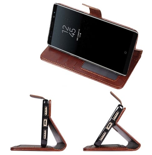 Galaxy Note 8 leren portemonnee hoesje