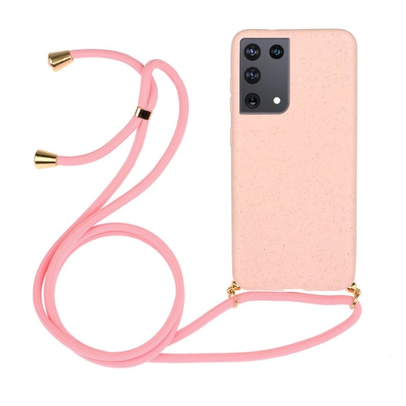 Galaxy S22 Ultra Crossbody TPU Hoesje met Koord