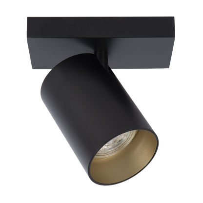 Lumio Nuo Plafondlamp Zwart Goud