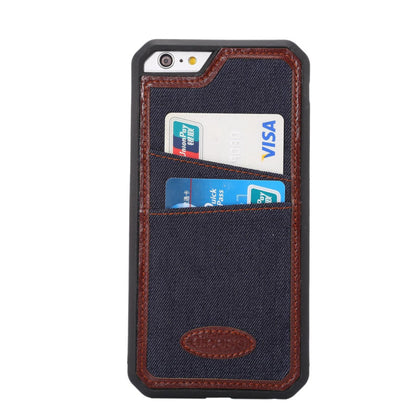iPhone 6 Plus / 6S Plus Denim Jeans Back Cover Hoesje