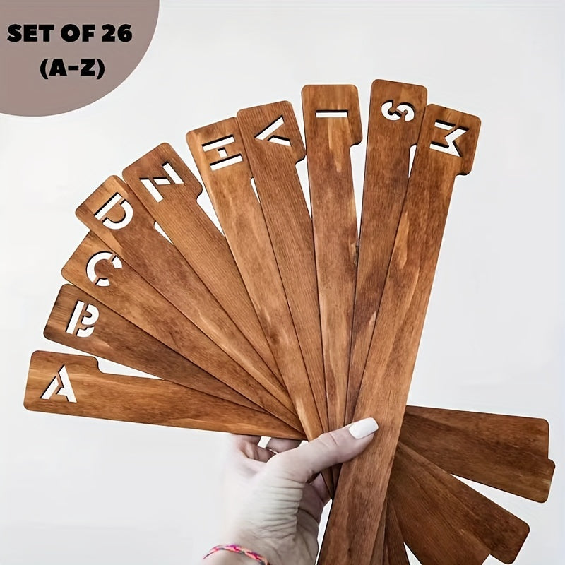 Odior houten alfabet verdelers set