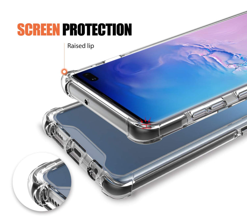 Galaxy S10 Plus transparant schokbestendig TPU hoesje