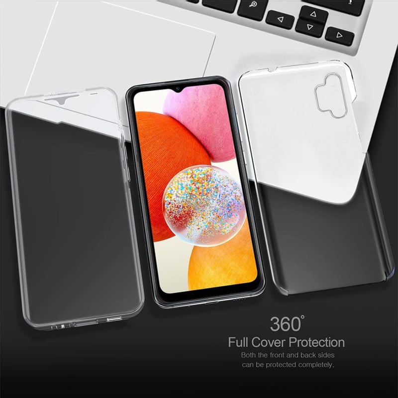 Galaxy A14 360° Ultra Clear Hybrid hoesje