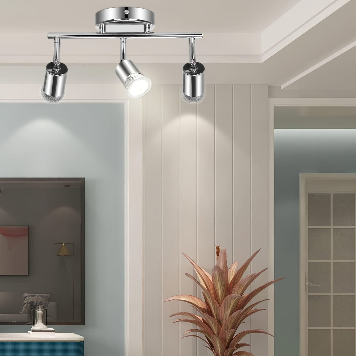 Odior LED plafondlamp met 3 draaibare GU10 spots
