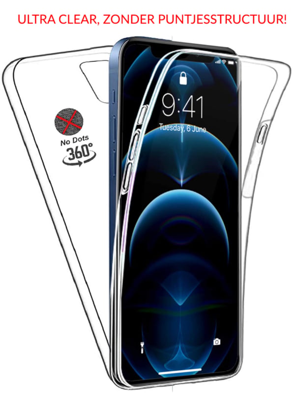 iPhone 13 Pro Max 360° Ultra Clear hybride hoesje