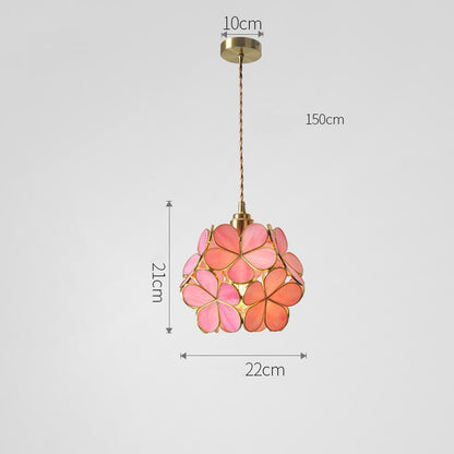 SMD Living Tiffany vintage glazen hanglamp