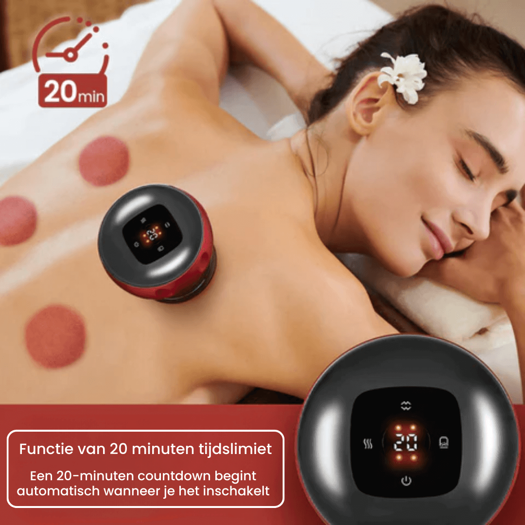 HealCupp draadloos cupping massageapparaat
