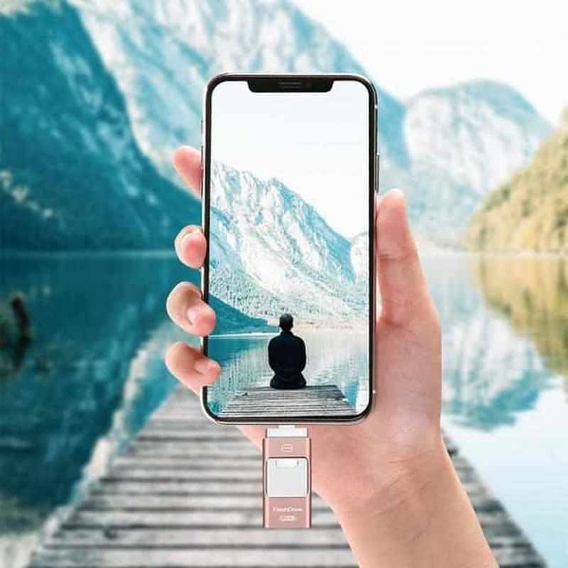 Draagbare USB-flashdrive voor iPhone en Android