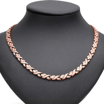 Gevlochten Vintage Koperen Ketting