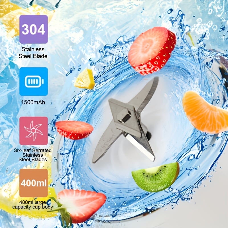 Draagbare elektrische juicer en blender