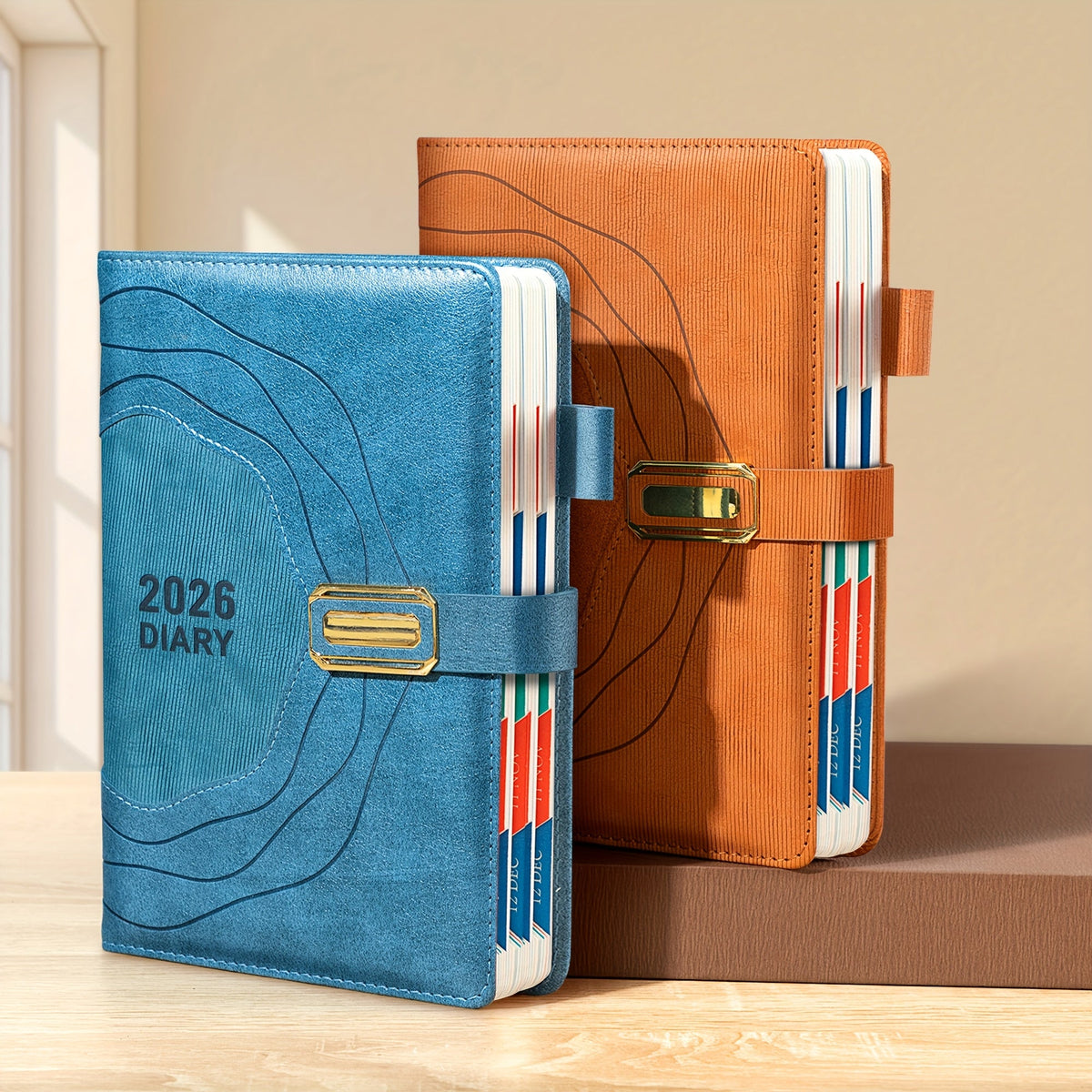 Dagplanner 2026 hardcover kalender met dagindeling