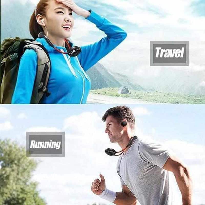 MobiFan oplaadbare mobiele nekventilator