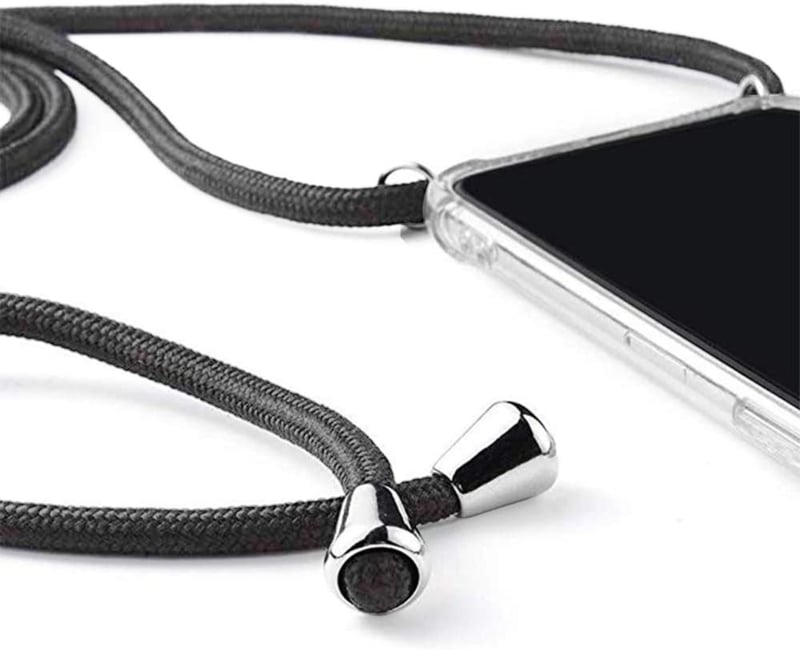 iPhone 11 transparant TPU crossbody hoesje met koord