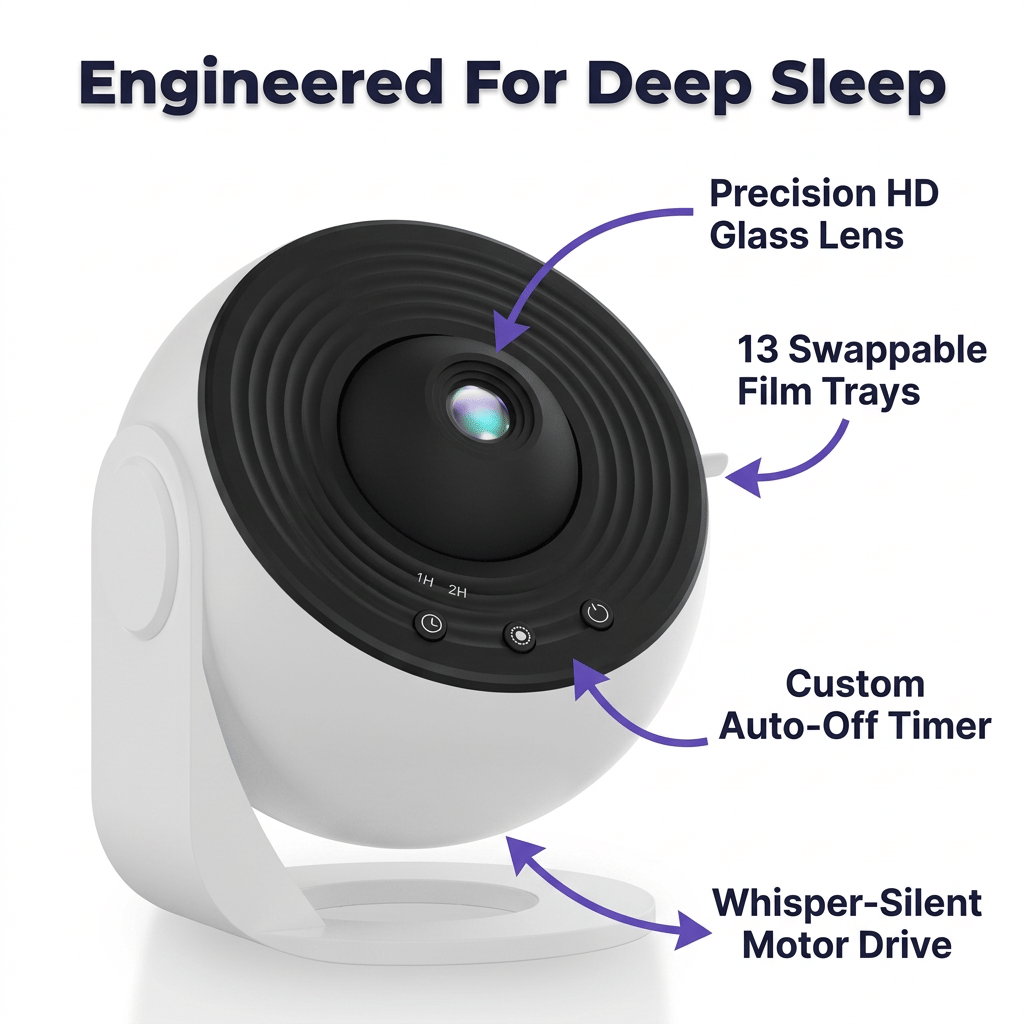 HD Galaxy sterrenprojector
