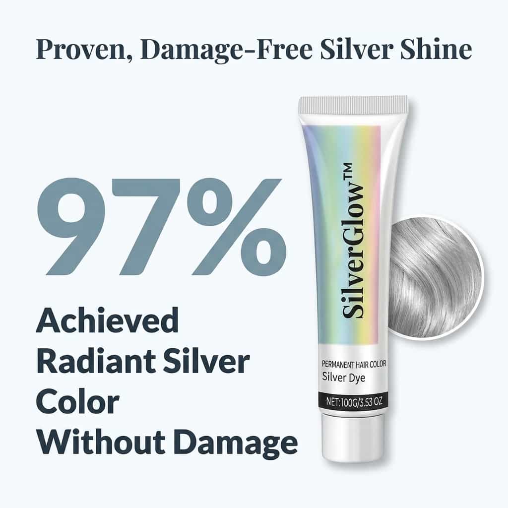 SilverGlow ammoniakvrije zilveren haarverf